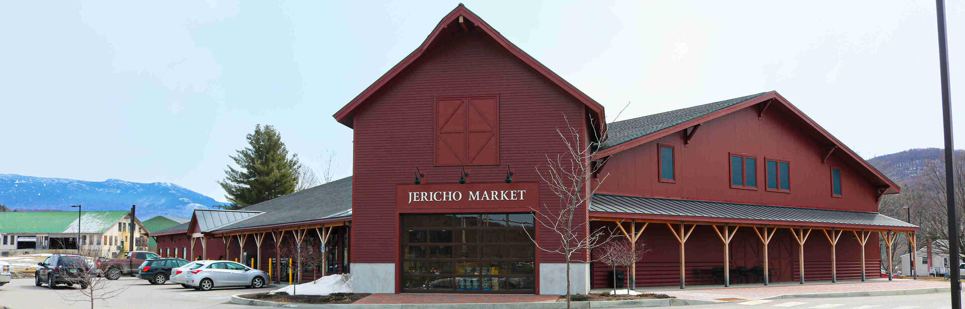 A picture of the Jericho Market.